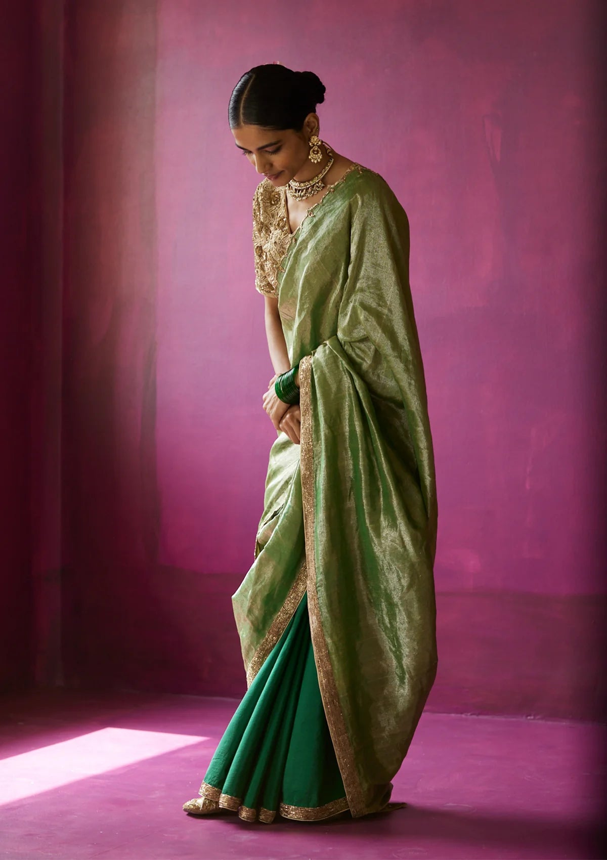 Panna Falaknuma Saree