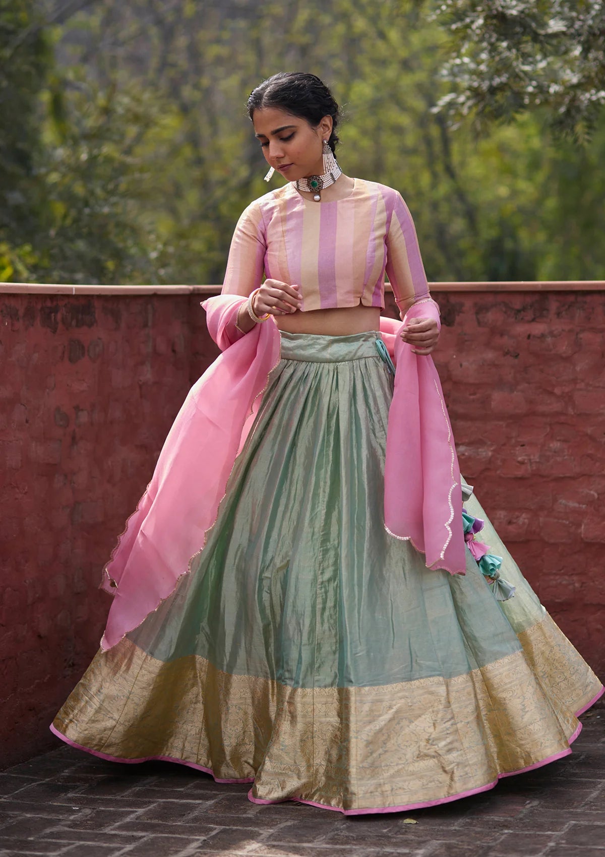 Neelambari Humsafar Lehenga